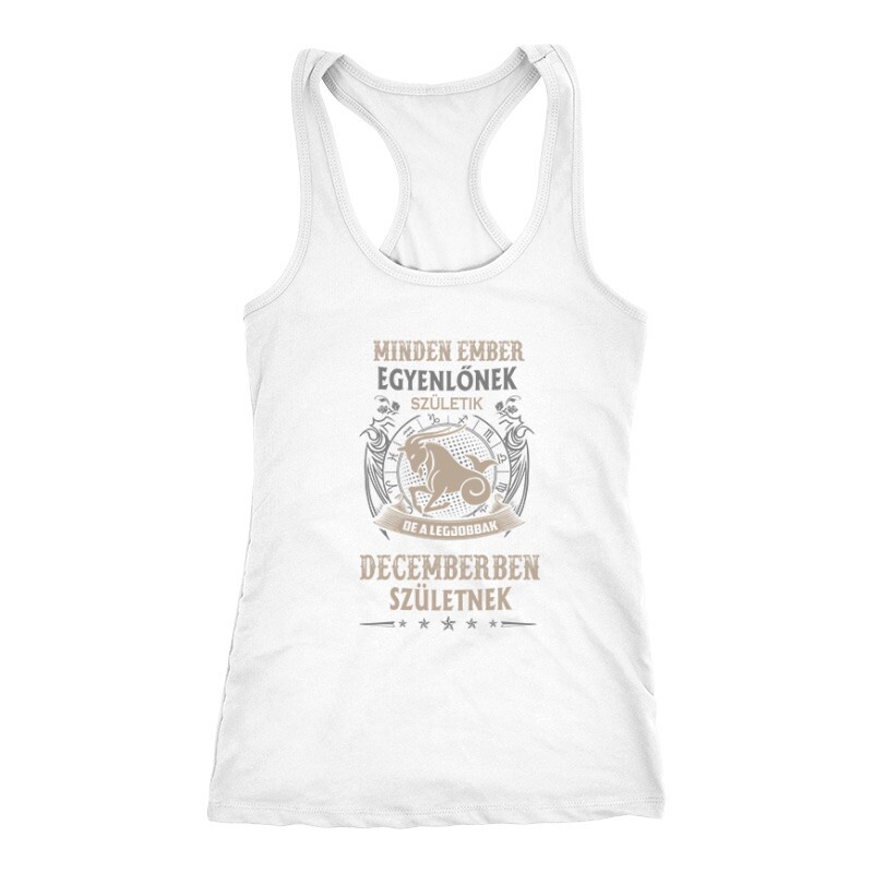 Minden Ember Egyenlőnek Születik Bak(12) Női Trikó