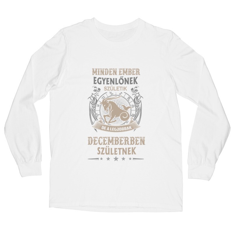 Minden Ember Egyenlőnek Születik Bak(12) Hosszú ujjú póló