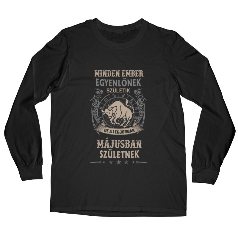 Minden Ember Egyenlő Bika (05) Hosszú ujjú póló