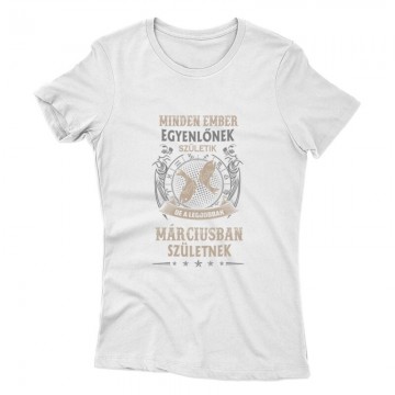 Minden Ember Egyenlő Halak (03) Női póló
