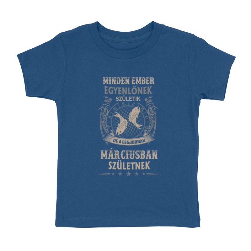 Minden Ember Egyenlő Halak (03) Gyermek póló