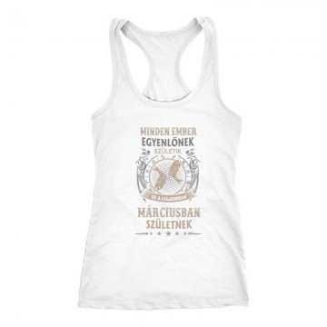 Minden Ember Egyenlő Halak (03) Női Trikó