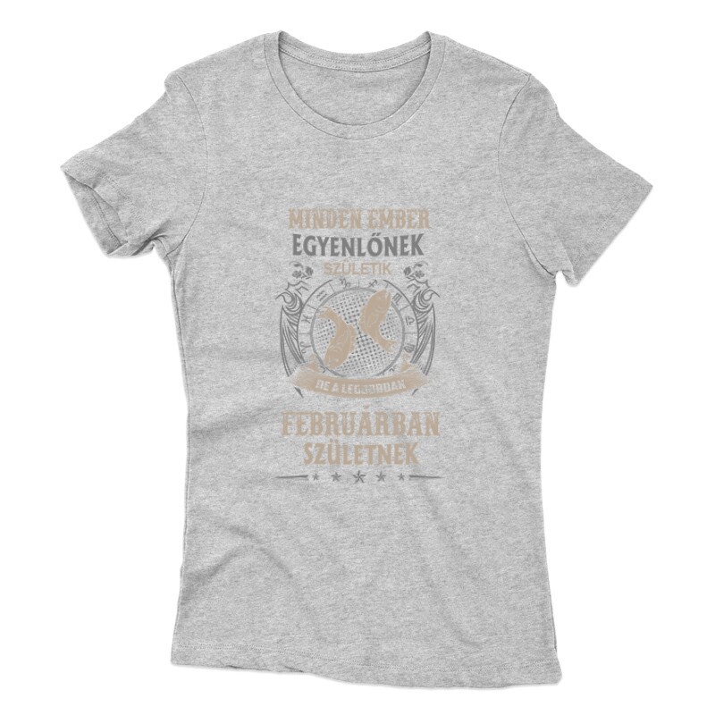 Minden Ember Egyenlő Halak (02) Női póló