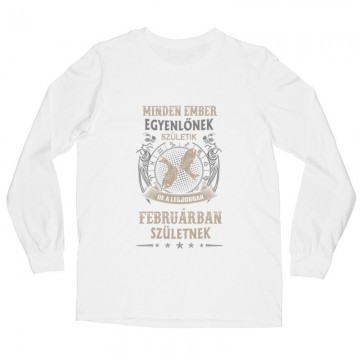 Minden Ember Egyenlő Halak (02) Hosszú ujjú póló