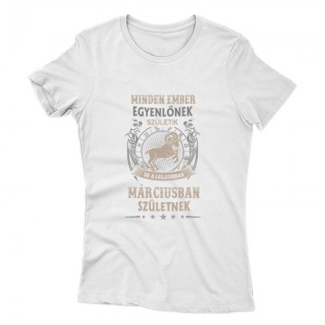 Minden Ember Egyenlő Kos(03) Női póló