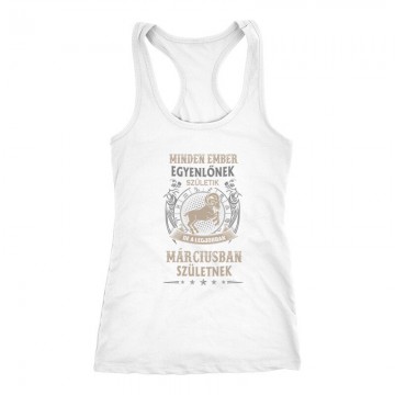 Minden Ember Egyenlő Kos(03) Női Trikó