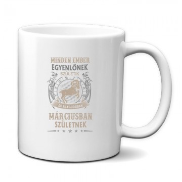 Minden Ember Egyenlő Kos(03) Bögre