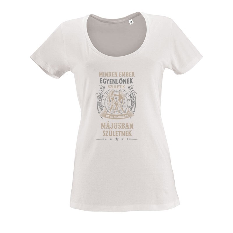 Minden Ember Egyenlő Ikrek(05) O nyakú női póló