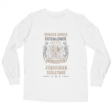 Minden Ember Egyenlő Ikrek(06) Hosszú ujjú póló