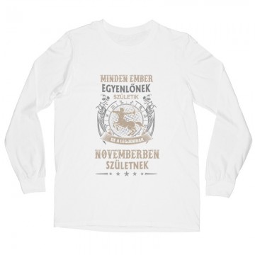 Minden Ember Egyenlő Nyilas(11) Hosszú ujjú póló
