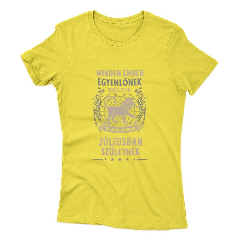 Minden Ember Egyenlő Oroszlán(07) Női póló