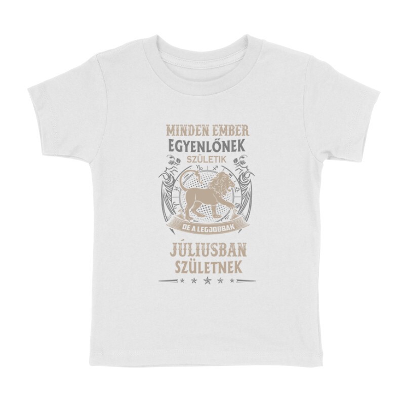Minden Ember Egyenlő Oroszlán(07) Gyermek póló