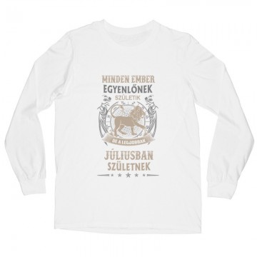 Minden Ember Egyenlő Oroszlán(07) Hosszú ujjú póló