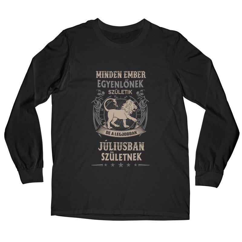 Minden Ember Egyenlő Oroszlán(07) Hosszú ujjú póló