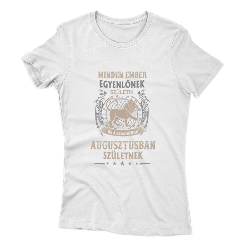 Minden Ember Egyenlő Oroszlán(08) Női póló