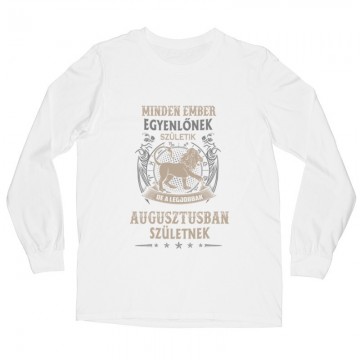 Minden Ember Egyenlő Oroszlán(08) Hosszú ujjú póló
