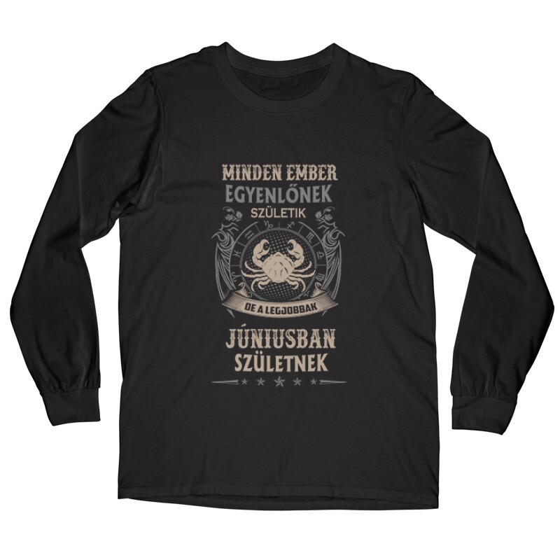 Minden Ember Egyenlő Rák (06) Hosszú ujjú póló