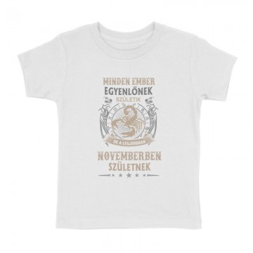 Minden Ember Egyenlő Skorpió(11) Gyermek póló