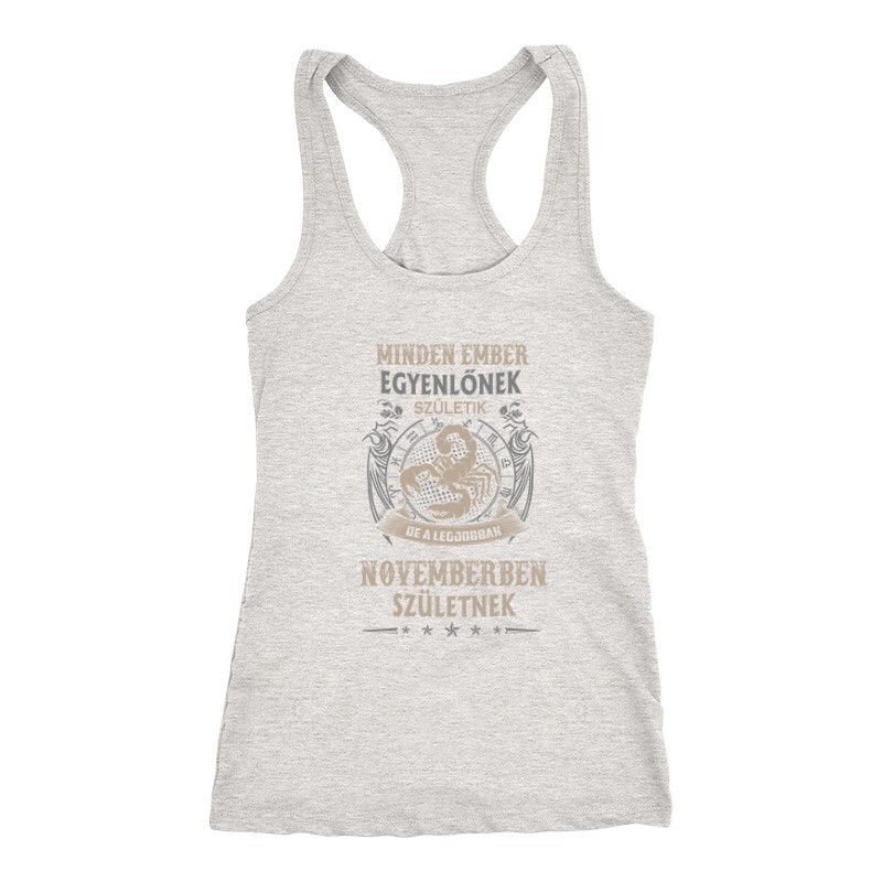 Minden Ember Egyenlő Skorpió(11) Női Trikó