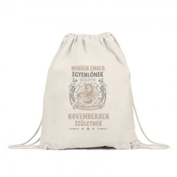 Minden Ember Egyenlő Skorpió(11) Tornazsák