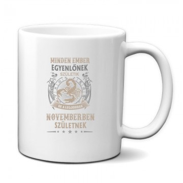 Minden Ember Egyenlő Skorpió(11) Bögre