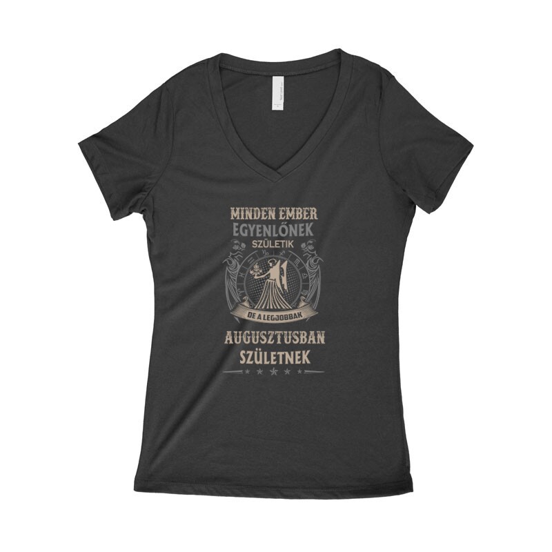 Minden Ember Egyenlő Szűz(08) Női póló V kivágott