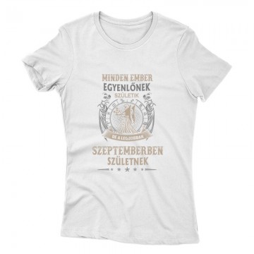 Minden Ember Egyenlő Szűz(09) Női póló