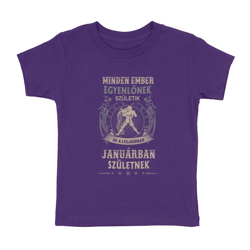 Minden Ember Egyenlő Vízöntő(01) Gyermek póló