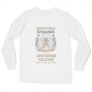 Minden Ember Egyenlő Vízöntő(01) Hosszú ujjú póló