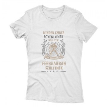 Minden Ember Egyenlő Vízöntő(02) Női póló