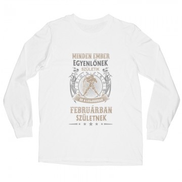 Minden Ember Egyenlő Vízöntő(02) Hosszú ujjú póló