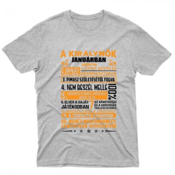Igazi Különc Kiráynők - Január Férfi póló