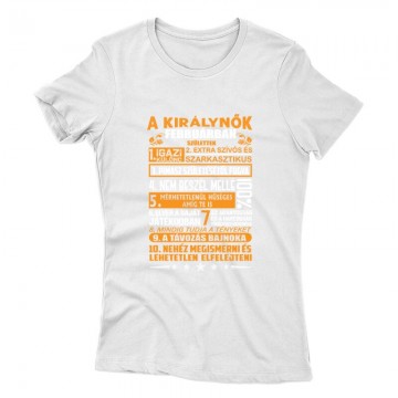 Igazi Különc Kiráynők - Február Női póló