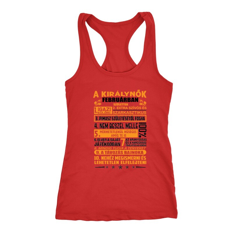 Igazi Különc Kiráynők - Február Női Trikó