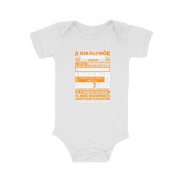 Igazi Különc Kiráynők - Február Bébi body