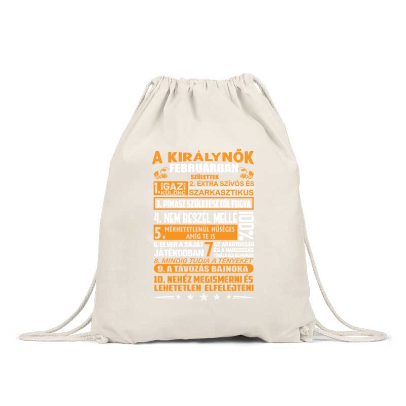 Igazi Különc Kiráynők - Február Tornazsák