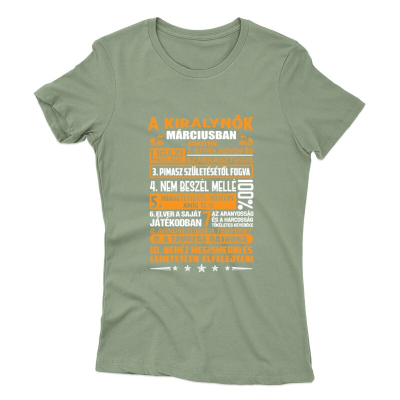 Igazi Különc Kiráynők - Március Női póló