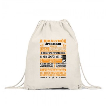 Igazi Különc Kiráynők - Április Tornazsák