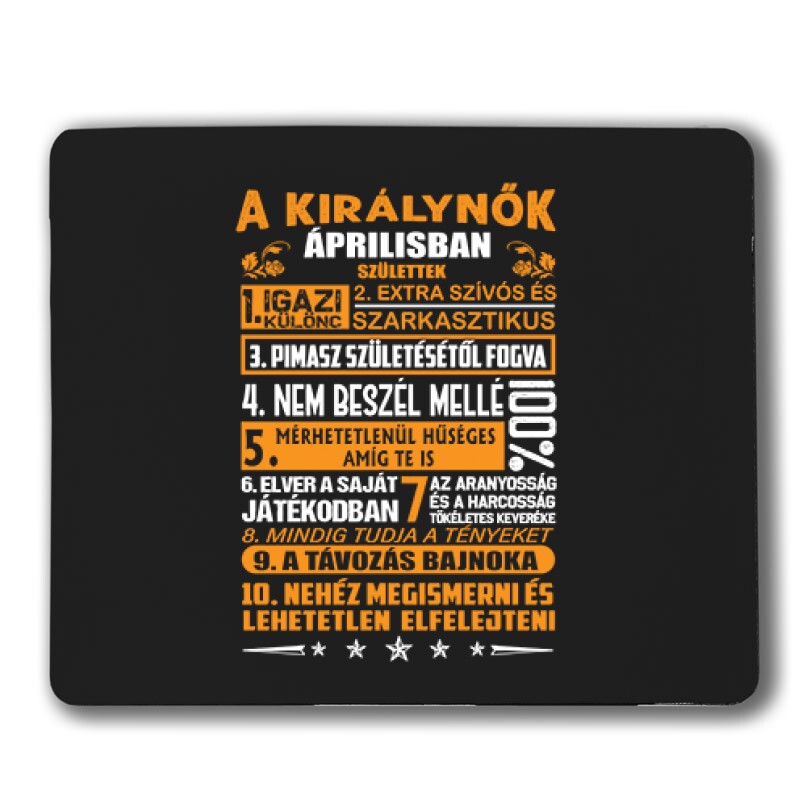 Igazi Különc Kiráynők - Április Egérpad