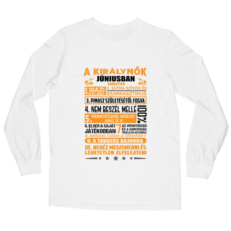 Igazi Különc Kiráynők - Június Hosszú ujjú póló