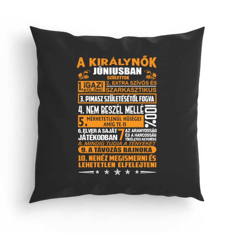 Igazi Különc Kiráynők - Június Párna