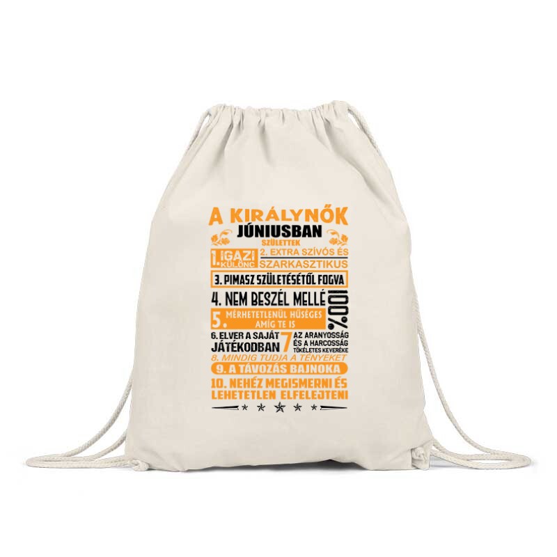 Igazi Különc Kiráynők - Június Tornazsák