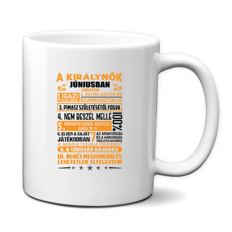 Igazi Különc Kiráynők - Június Bögre