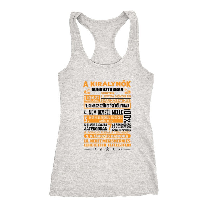 Igazi Különc Kiráynők - Augusztus Női Trikó