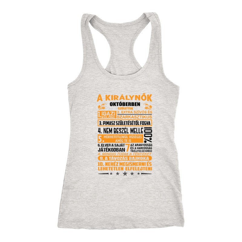 Igazi Különc Kiráynők - Október Női Trikó