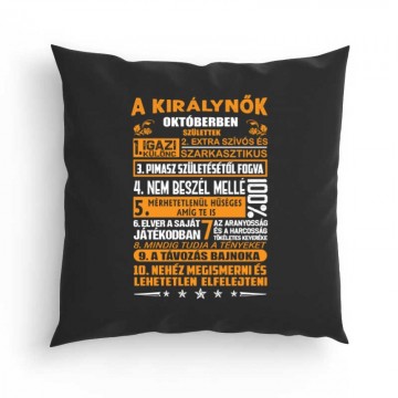 Igazi Különc Kiráynők - Október Párna
