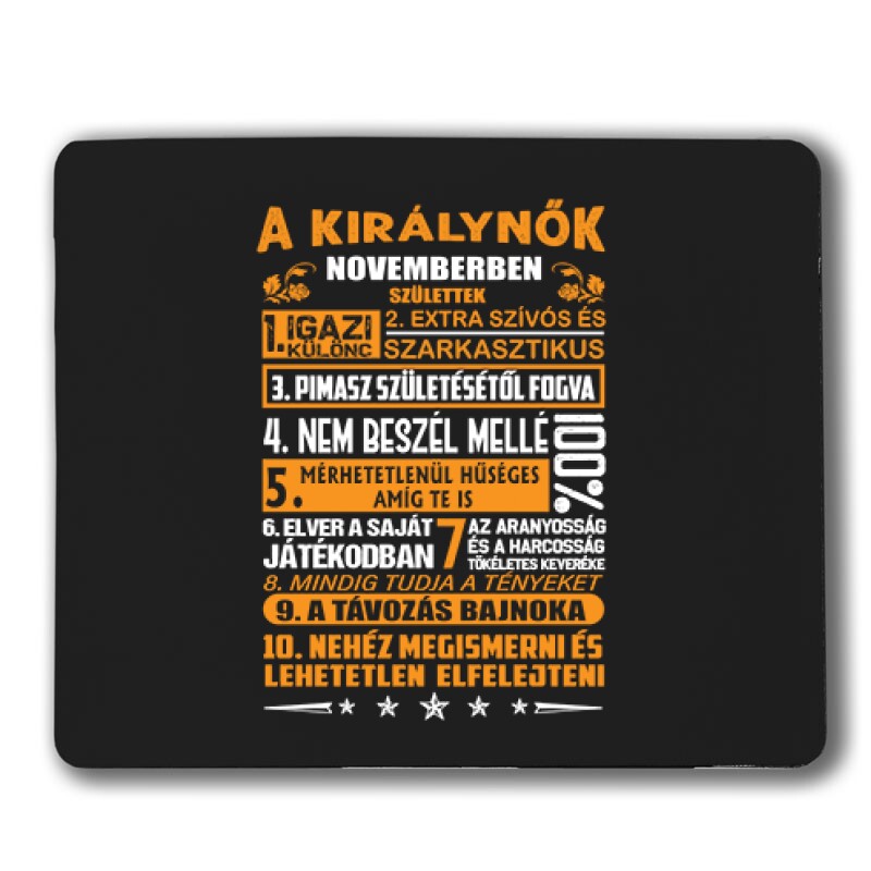 Igazi Különc Kiráynők - November Egérpad