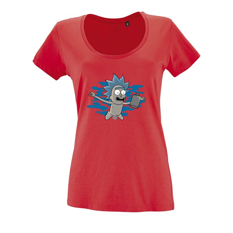 Rick Baby O nyakú női póló