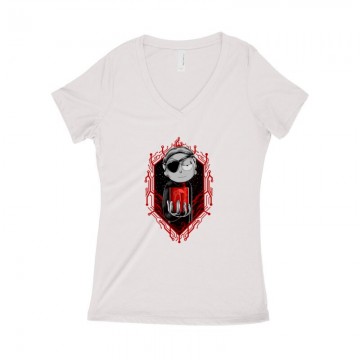 Evil Morty Női póló V kivágott