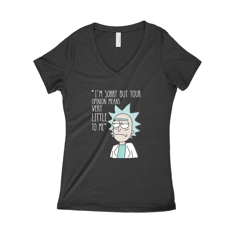 I'm Sorry Női póló V kivágott